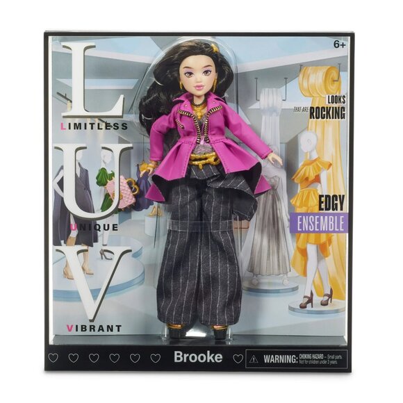 LUV NIB Far Out Toys Brooke 10" Doll Looks That are Rocking Edgy Ensemble - Picture 3 of 4